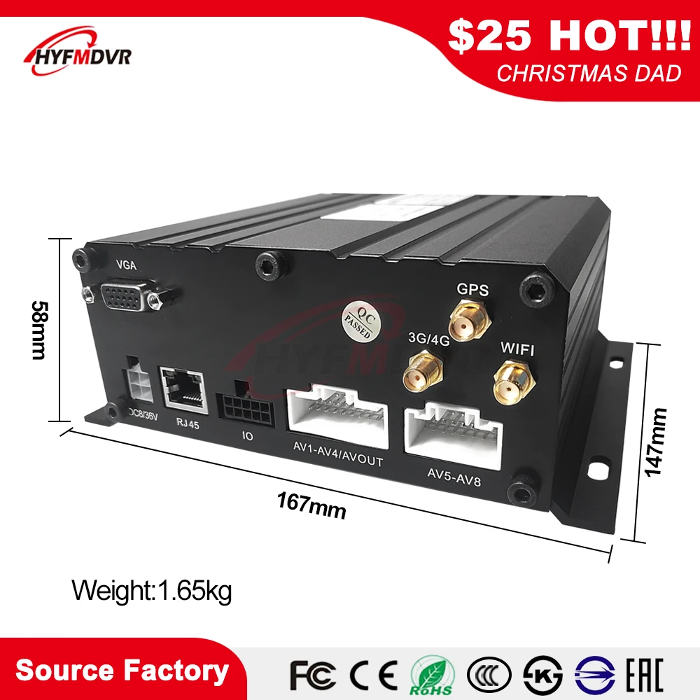 SDK карта + Петля жесткого диска запись широкое напряжение DC8V 36V 4G gps WIFI мобильный