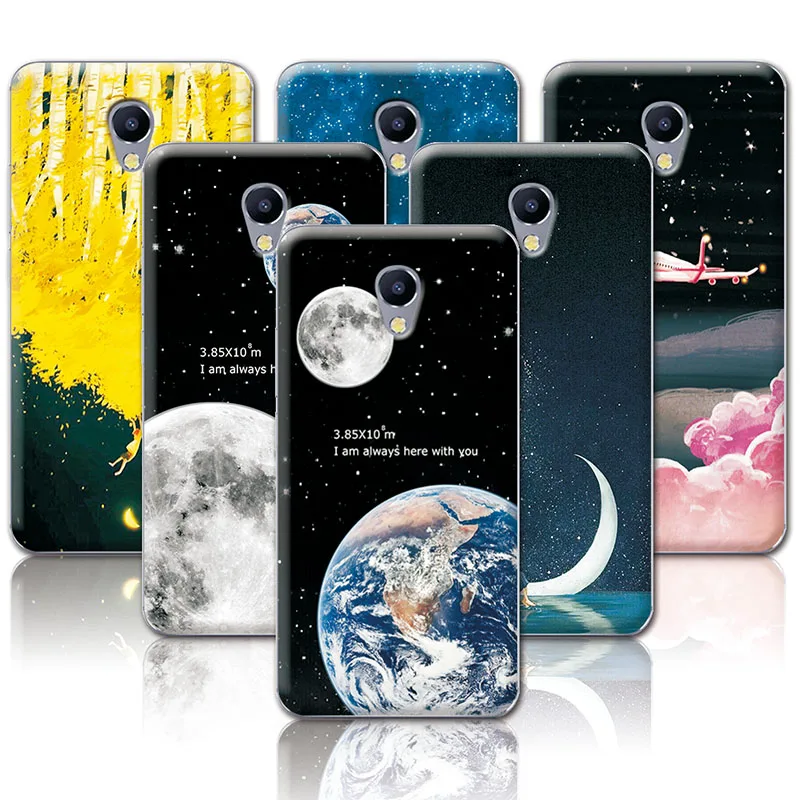 

For Meizu M5C Couple Phone Case 5.0 inch Space Stars Fantasy Art Print Soft TPU Case Cover For Meizu M5C M5 C Coque Fudna