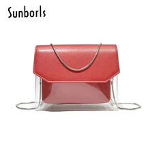 

Candy colors women messenger bags Transparent ladies Shoulder Bag 2018 New Fashion Handbags Summer Beach Bolsa Feminina 1e4124