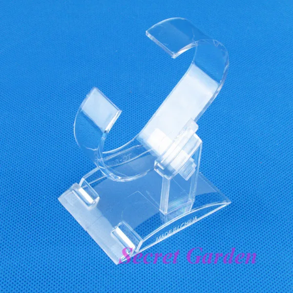 TONVIC 20 Большой размер прозрачные пластиковые часы стенд держатель|display stand holder|watch
