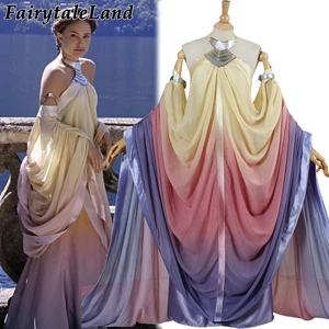 Star Wars Costume Revenge of the Sith Padme Amidala Lake Dress Star Wars Padme Amidala Costume Cosplay Dress Custom Made