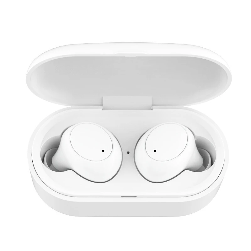 BONY TWS 5,0 Bluetooth беспроводные фирменные наушники маленькие портативные спортивные студенческие беруши со стильной зарядной коробкой - Цвет: white