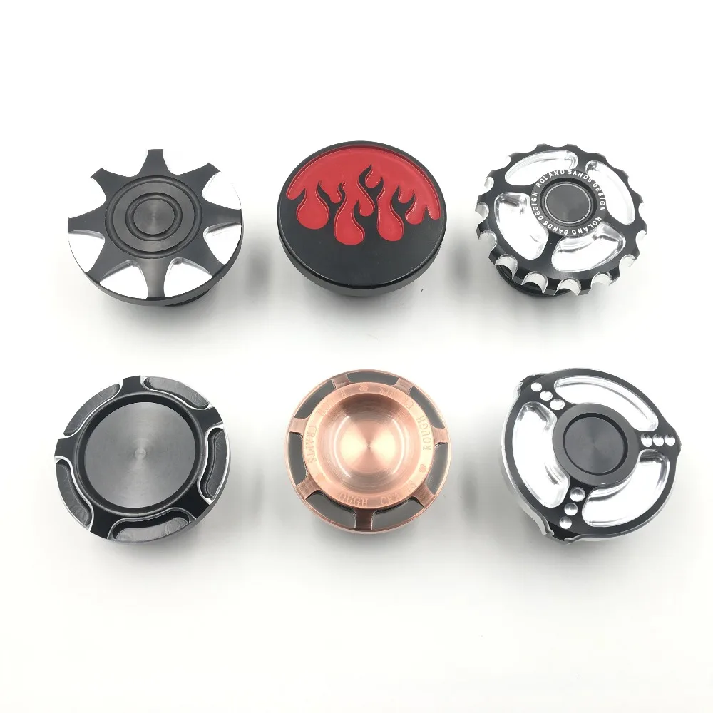 Motorbike Motorcycle Vented Fuel Oil Cap for Harley Road King Gas Tank