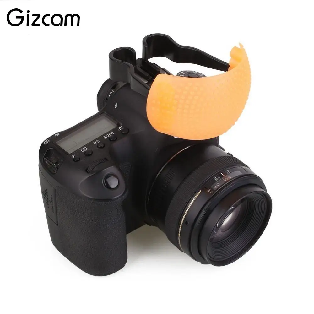 

Gizcam 3pcs 3 Color Puffer Pop-Up Flash Soft Diffuser Dome For Canon SLR Camera Universal
