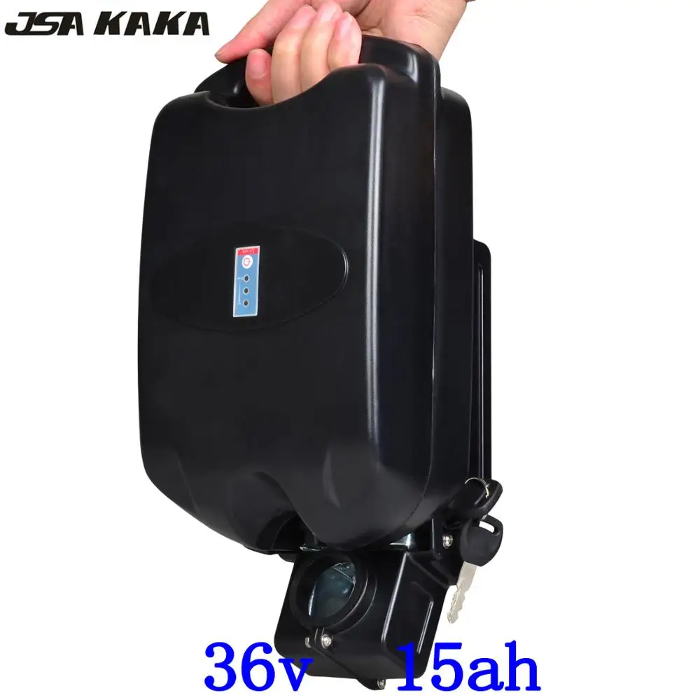 Top 500W 36 Volt 15AH F rog  Electric Bike Lithium battery 36V 15Ah built in 3.7V 2500mah 18650 cell 15A BMS + 42v 2A Charger 0