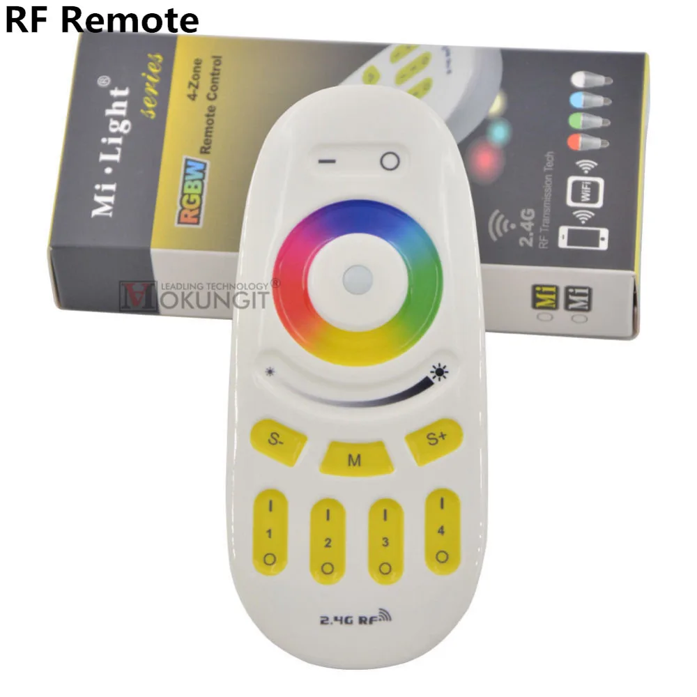 MiLight 2,4G 4 Zone wifi светодиодный контроллер iBox+ RF сенсорный пульт+ RGB RGBW контроллер для RGB RGBW светодиодные полосы света DC12V-24V