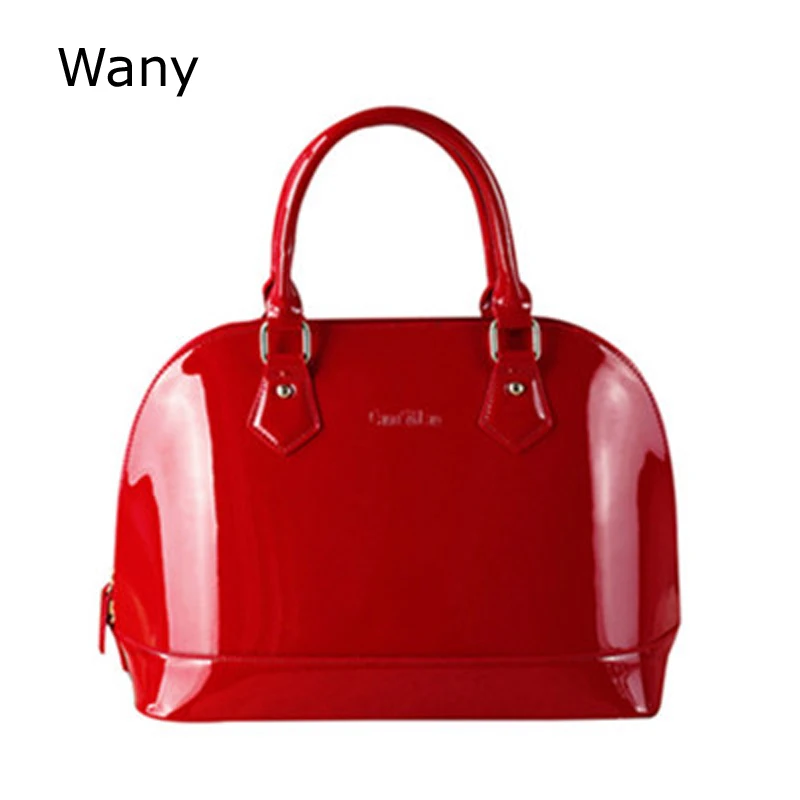 European fashion women lacquer bag leather shell bags for women