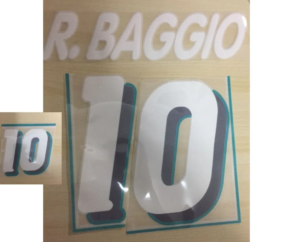 Lextra 1994 Италия#10 Baggio Nameset#6 Baresi Homekit от Nameset печать футбольная нашивка теплопередача значок