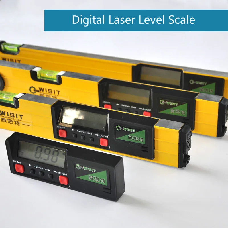 Электронный цифровой дисплей шкала уровня, 1000 мм шкала уровня, угол масштаб, наклон наклона измерительный прибор