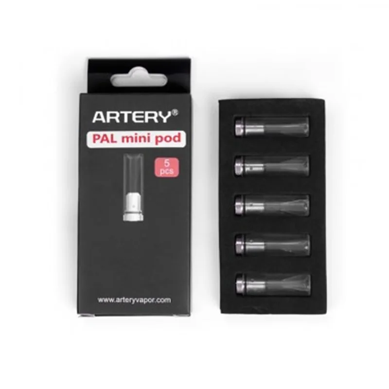 

5pcs/pack Artery PAL Mini Replacement pod cartridge for the Artery PAL Mini Kit 1 OHM/1.6 OHM Coils