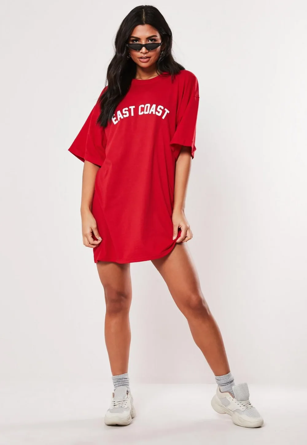Женская длинная рубашка с монограммой east coast ночнушка camisetas giftaesthetic tumblr grunge graphic