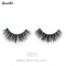 Genailish норковые ресницы 3D норковые ресницы натуральные накладные ресницы 1 пара Накладные ресницы ручной работы для макияжа D011