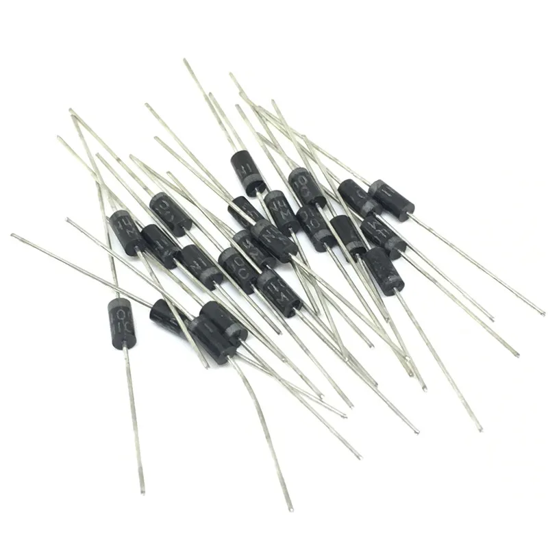 

1N4001 1N4002 1N4003 1N4004 1N4005 1N4007 1N4148 1N5399 1N5408 1N5817 1N5819 1N5822 1N60 RL207 100Pcs