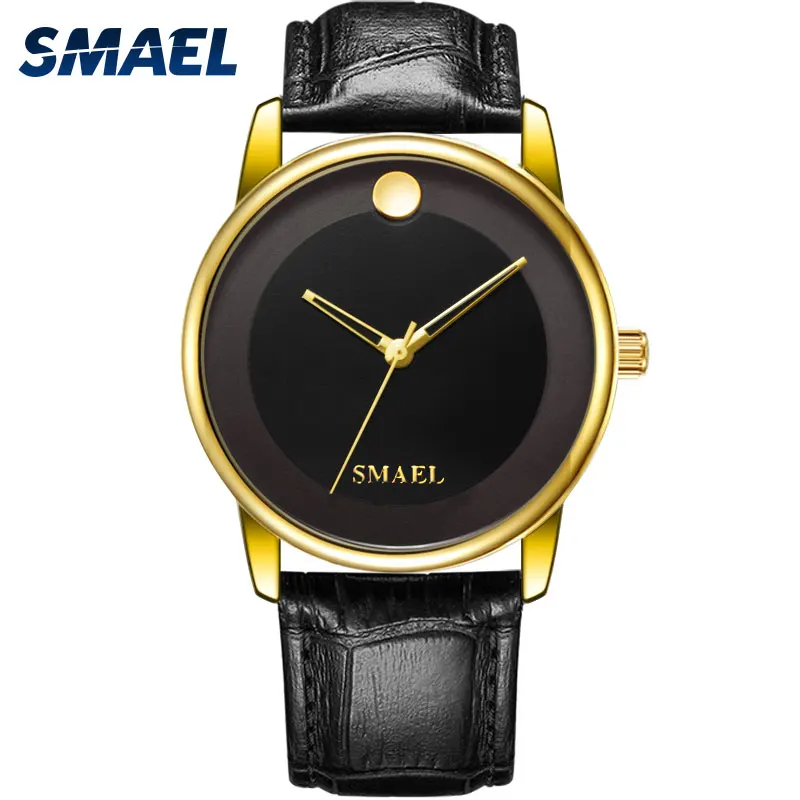 

Quartz Watches Movement SMAEL Black Alloy Watch Men Watches Sport relogio masculino Automatic1897 Digital Watches Waterproof Men