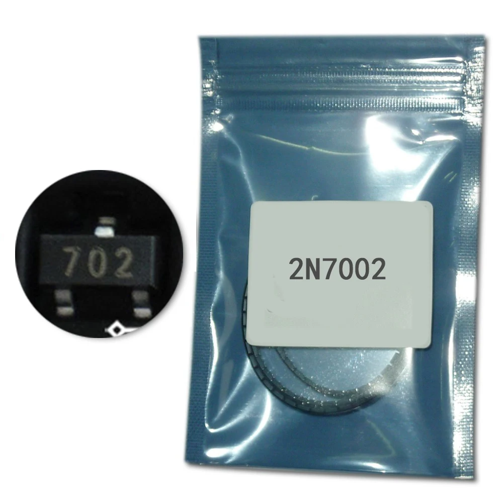 

100pcs/lot 2N7002LT1G 2N7002 MMBT7002 Small Signal N-Channel MosFET SOT-23