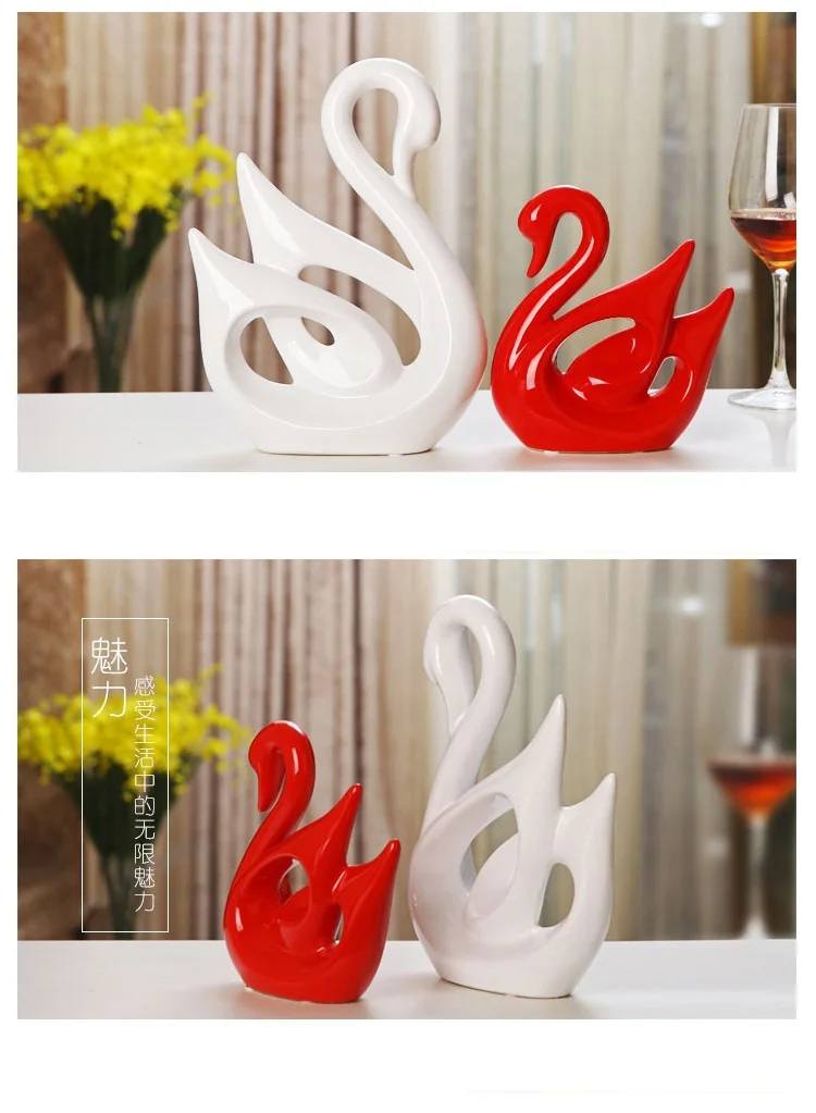 OUSSIRRO креативный керамический домашний декор ремесла украшение комнаты ремесленные фарфоровые фигурки животных Свадебные украшения