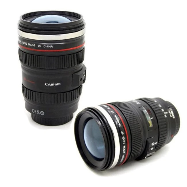 Free shipping coffee mug 24 105mm 1 1 camera lens SIX generation of creative emulation cup