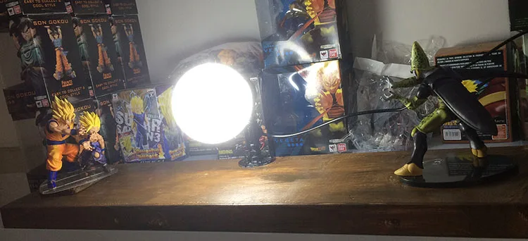 Knl хобби Dragon Ball LED Настольная лампа хит сезона рука волна шахрукх LED глаз пятно доставка творческий подарок на день рождения