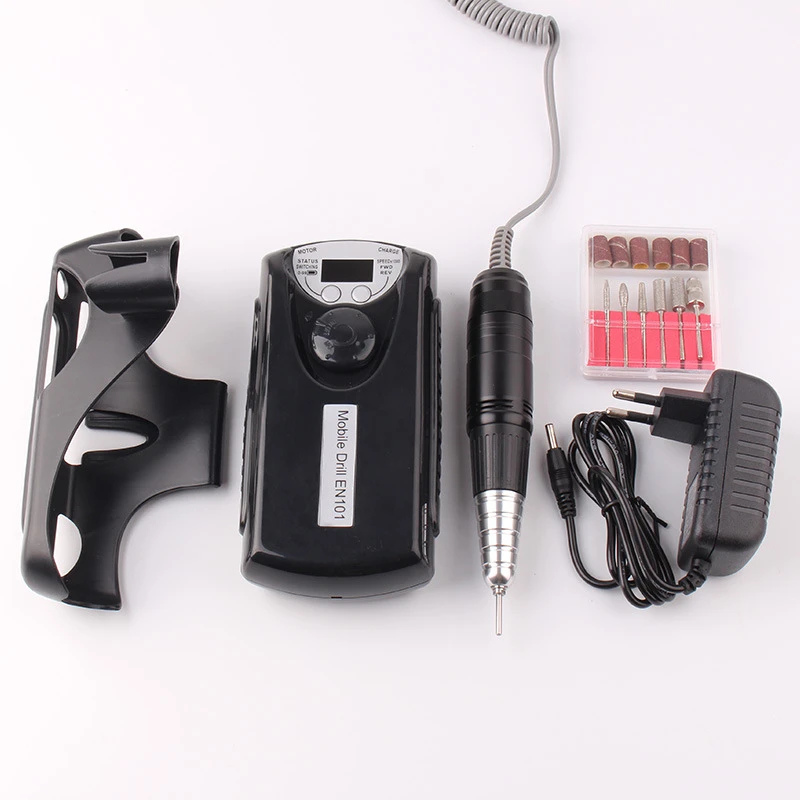 

Portable 30000 To Three Color Nail Grinding Machine Mini Charging Armor Machine Nail Drill Bits Electric Nail File Drill