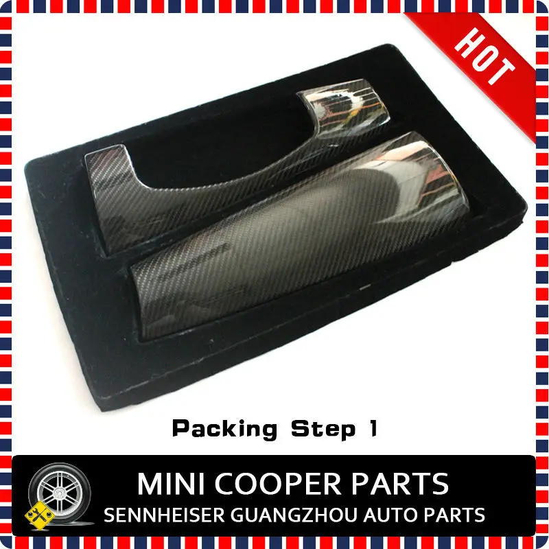 Carbon Dashboard Cover For Mini Cooper F56 Packing step 1