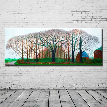 

2016 Real Paintings Big Size Oil Painting Printed On Canvas Big Tree Landscape Wall Art For Living Room Home Decor Unframed