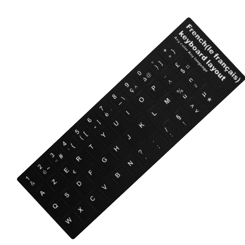 3 Colors Russian KEY Laptop Keyboard Stickers Letter Alphabet Layout Sticker For Laptop Desktop Computer-5