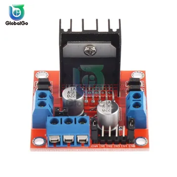 

10pcs/Lot L298N driver board module L298 stepper motor smart car robot breadboard peltier High Power