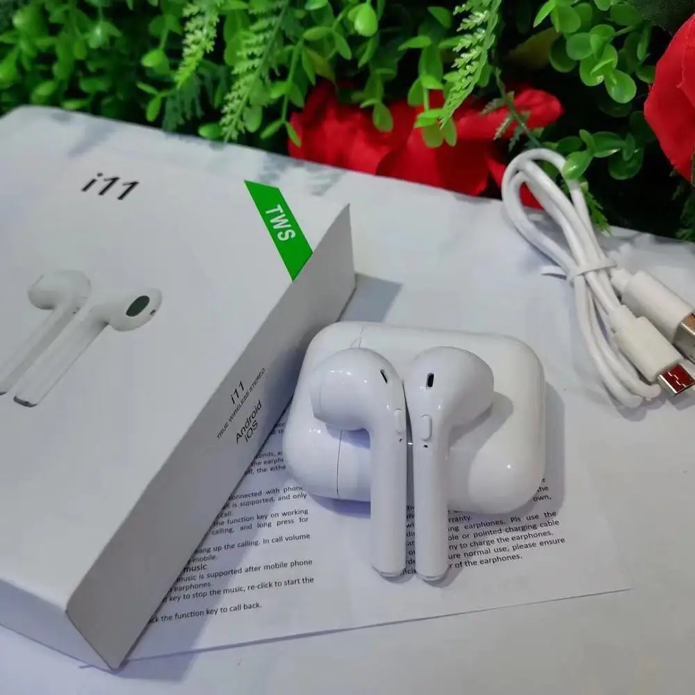 

TWS i11 Bluetooth 5.0 Wirelress earbuds TWS bluetooth headset with charging box