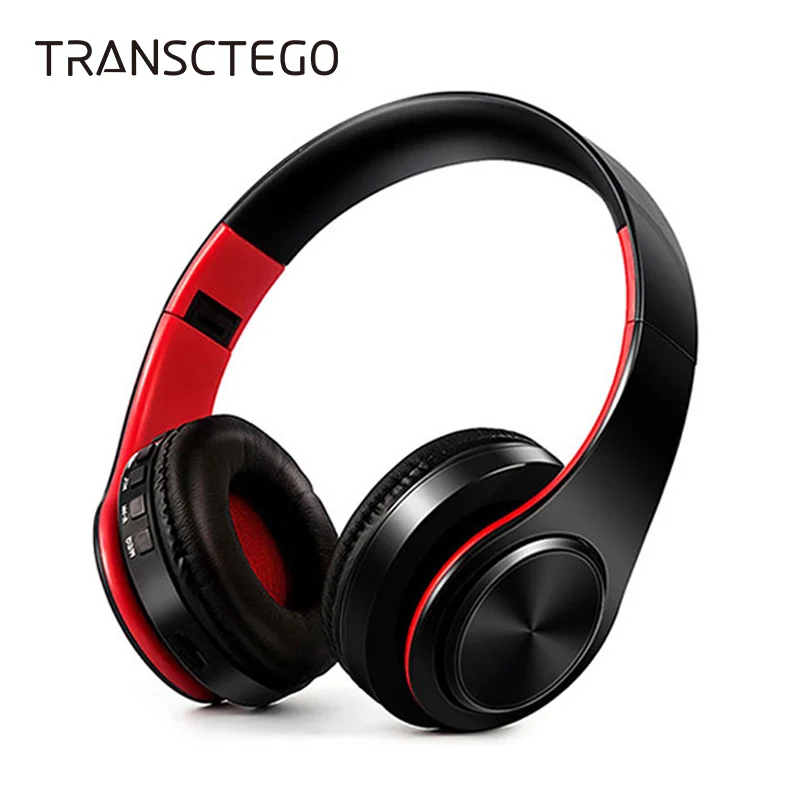 Bluetooth наушники TRANSCTEGO Беспроводная стереогарнитура 4 1 FM радио TF карта для