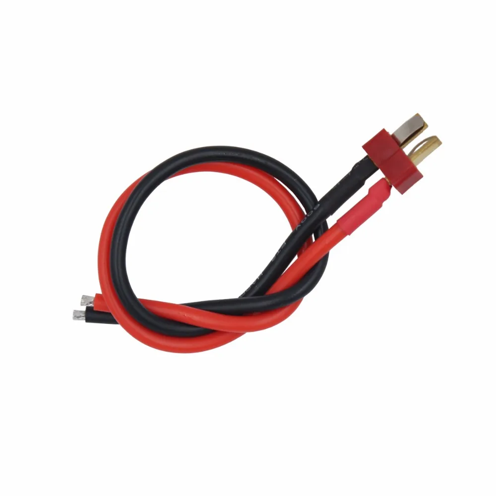 T Plug Connector Male Female with Housing 10CM Silicone Wire 12AWG FPV Parts 40%Off