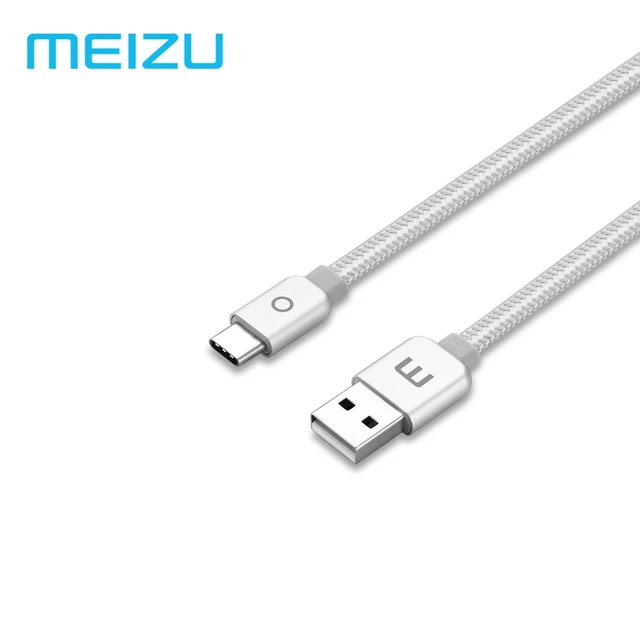 Оригинал Meizu Тип-C металлический кабельный 2A быстрой зарядки нейлоновая оплетка 1,2 м для Meizu M6 Примечание samsung Xiaomi Tablet телефонах Android