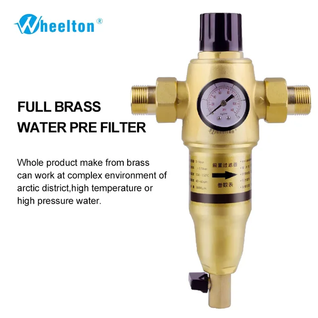 Cheap Prefilter water filter First step of water purifier system 59 brass 40-60micron stainless steel mesh prefiltro Freeshipping Cheap Prefilter water filter First step of water purifier system 59 brass 40-60micron stainless steel mesh prefiltro Freeshipping