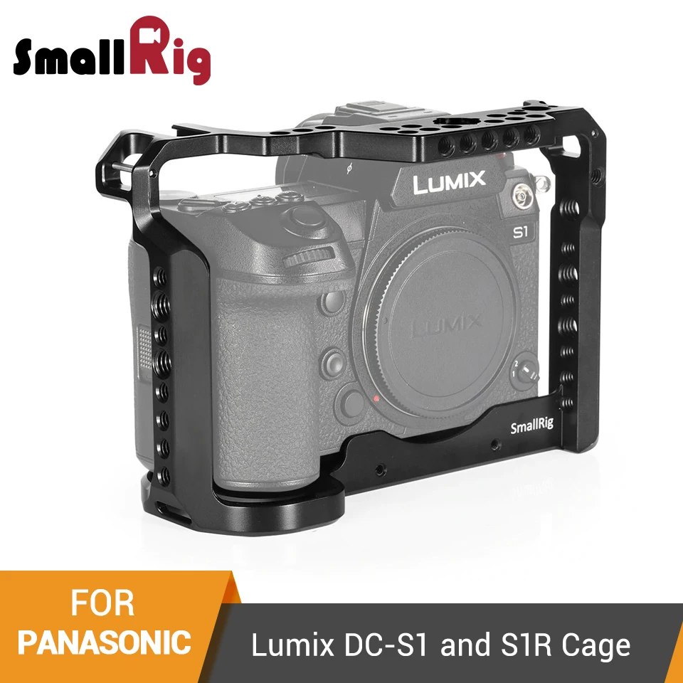 Клетка SmallRig для Panasonic Lumix DC-S1 и S1R камера клетка с холодным башмаком и Nato Rail-2345