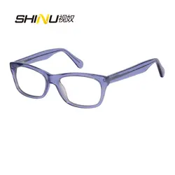 Высокое качество ацетат Рамки Очки для чтения для женщин UV400 защита синий свет дальнозоркости очки асферическая твердое покрытие Смола