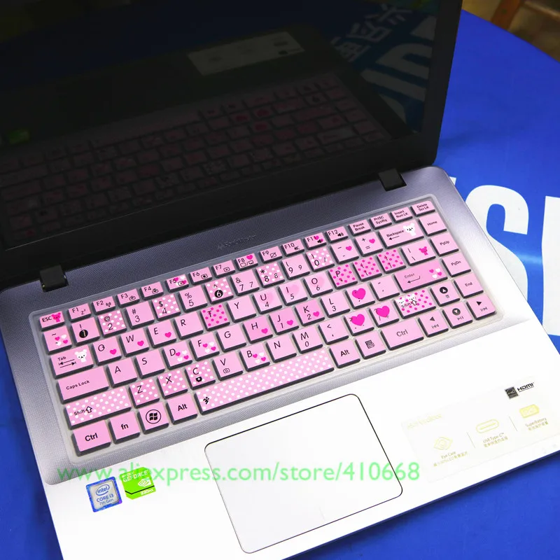 Для ASUS K401 K401UB K401LB K401n K401UQ 14 дюймов K401LB5200 X450V k455l дюймовая Силиконовая Защитная