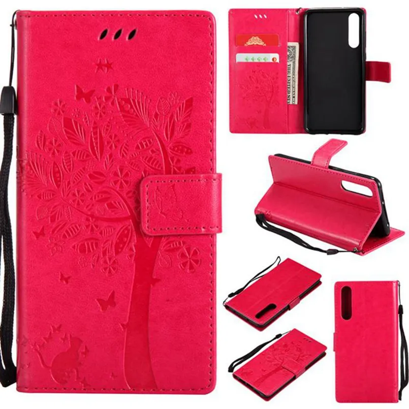 

Flip Leather Case For Huawei Y360 Y625 Y3II Y5II Honor 5X GR5 P9 P10 plus Relief Wallet Cover Stand Phone Case