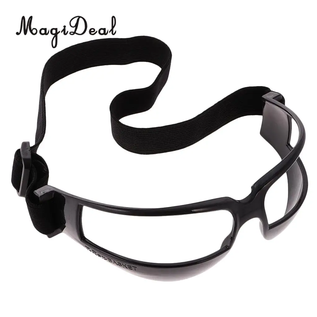 MagiDeal 5 Pieces Sports Basketball Dribble Specs Glasses Training Aid Supplies Black Fitness Equipments Resistance Bands