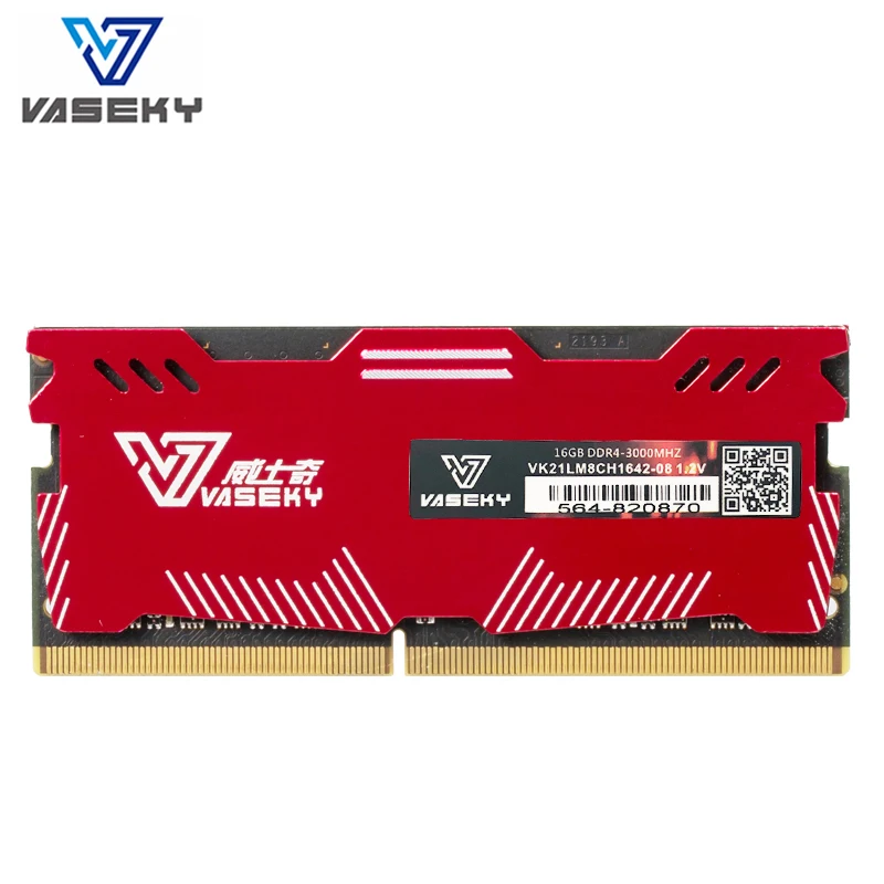 VASEKY ноутбук ddr4 ram 4 ГБ 8 оперативной памяти 16 Гб встроенной 2133 МГц 2400 2666 3000 карта 260pin
