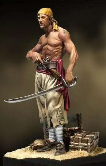 

1/32 Scale Resin Figure Building Kit Pirate 54mm