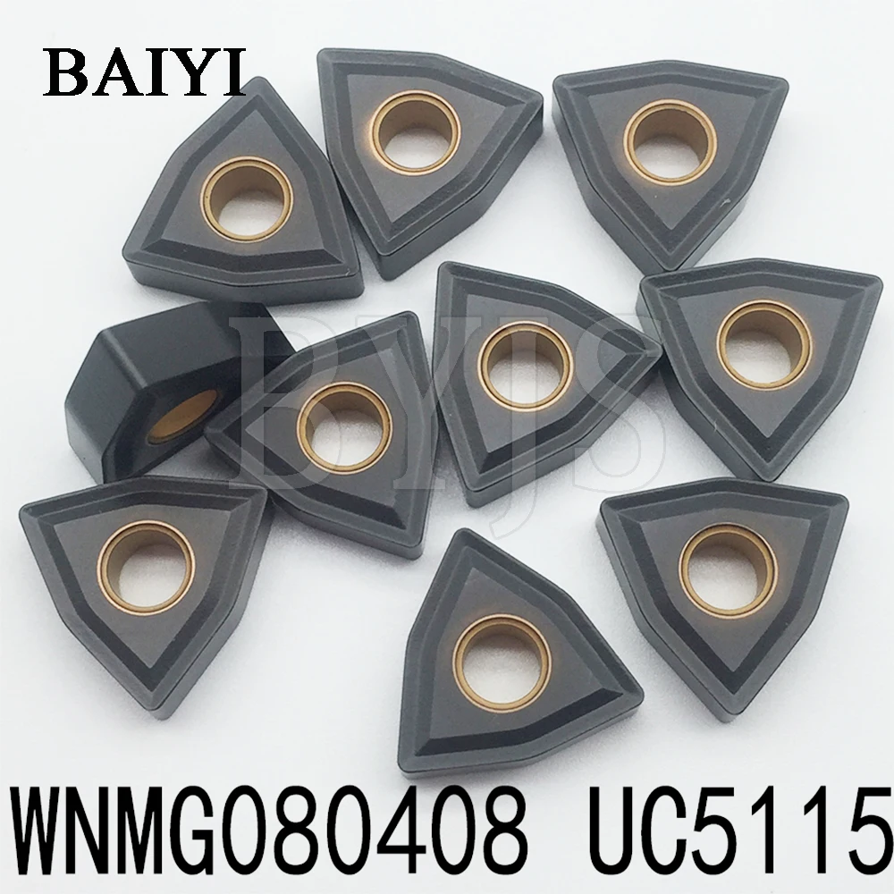 

10 pieces WNMG080408 UC5115 WNMG 432 carbide insert WNMG 080408 CNC turning tools blade for cast iron