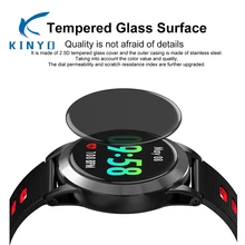 KINYO мониторинг сердечного ритма фитнес-трекер Смарт-браслет сообщение входящий вызов напоминание Спортивный Браслет Подарки Для Семьи/друзей