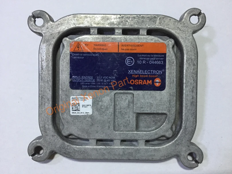 Used original Xenon Headlight XENAELECTRON 25W D8S BALLAST 25XT6 D/12V
