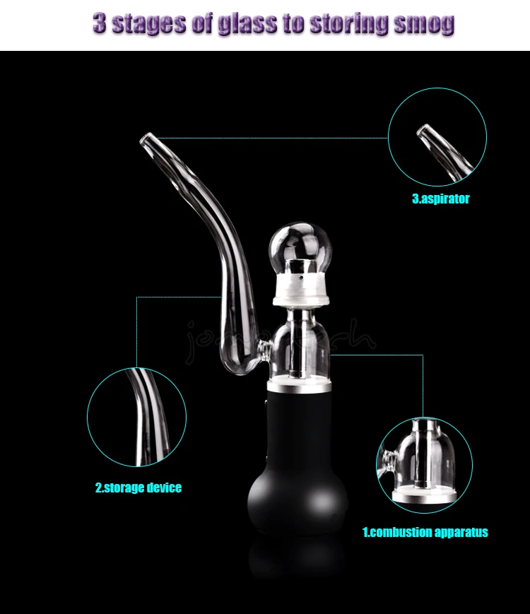 JOMOTECH 2200mAh Battery E Cigarette Dry Herb Vaporizer Kit 7.4 Input Voltage Ecig Portable Hookah Dry Herb Vape 09