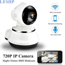 720P HD беспроводная Wifi ip-камера для домашней безопасности, камера наблюдения, широкоугольная камера для помещений, ночное видение, обнаружение движения