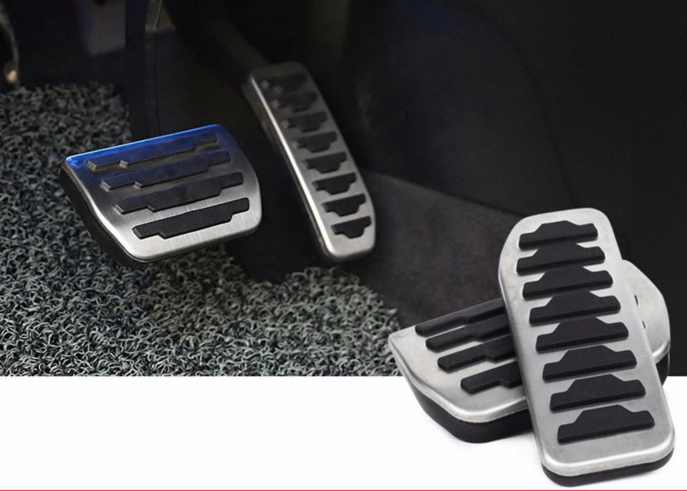 

TTCR-II Stainless Accessories For JAGUAR F-PACE F PACE XE Accelerator Gas Brake Foot Rest Pedal Pad Styling Cover Sticker