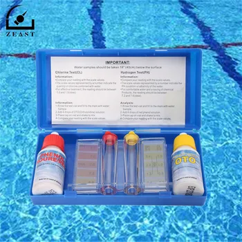 

PH Chlorine Water Quality Test Kit Tester Hydrotool Testing Kit Swimming Pool Hydroponics Aquarium Accessories