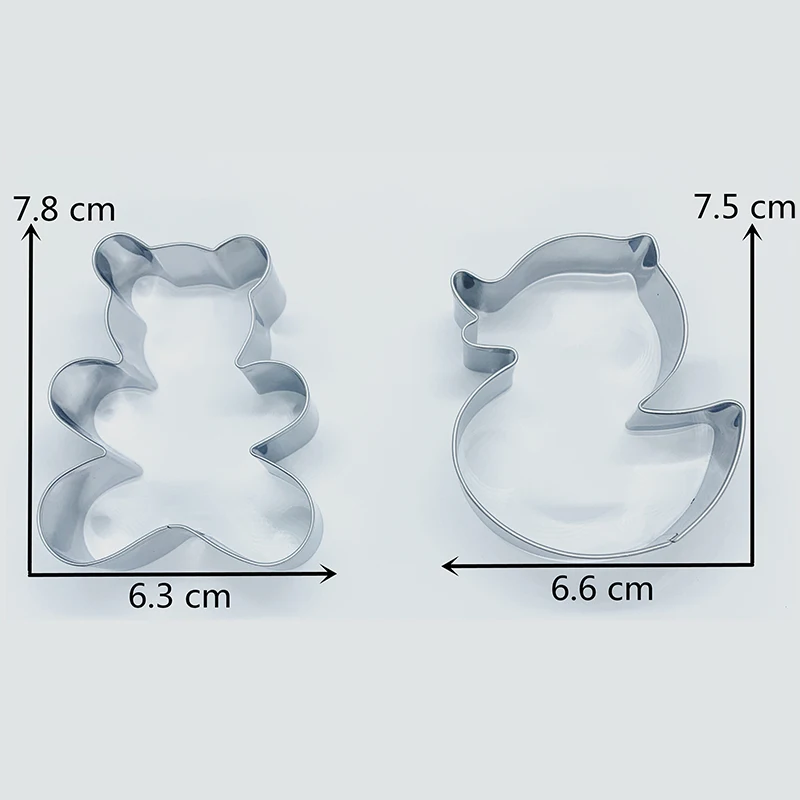 KENIAO Детёныш утки Медведь- Резак для печенья- Печенье / Помадка / Кондитерские изделия / Хлеборезки- Нержавеющая сталь