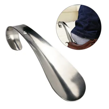 

Metal Shoes Horns Hole Titanium Alloy Shoes Spoon Stainless Steel Long Handle Shoe Horn Convenient Wearing Shoes Lifter Tool