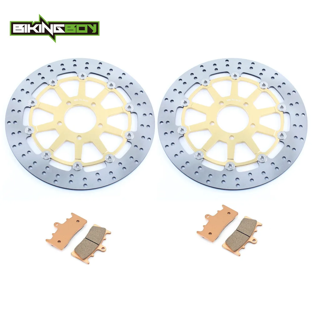 BIKINGBOY передние тормозные диски роторы колодки GSXR 750 96 99 GSX R 1000 01 02 TL1000R 98 03 GSX1300R Hayabusa