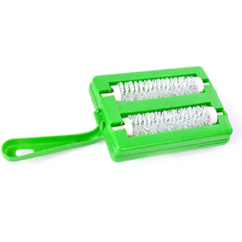 

Double Brush Head Handheld Carpet Table Brush Plastic Sweeper Crumb Dirt Cleaner Roller Tool Home Cleaning Brushes Accessaries
